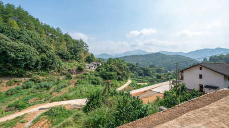 中国广东省梅州市大埔县农村风景