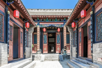 明清四合院，中国河南省巩义市康百万庄园