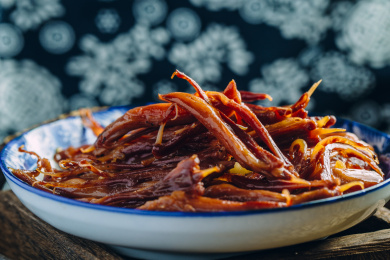 中式贵妃鸭舌头小吃