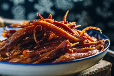 中式贵妃鸭舌头小吃