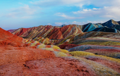 中国七彩张掖丹霞地貌