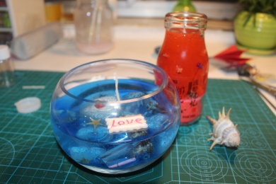 手工制作果冻蜡烛