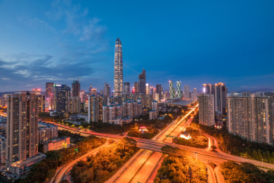 深圳福田区夜景