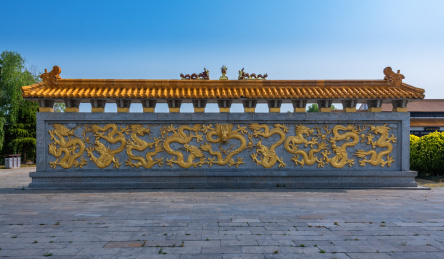 中国江苏淮安盱眙明祖陵九龙壁