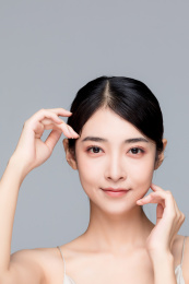 亚洲女性半身肖像