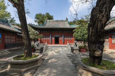 山西省太原纯阳宫中国古建筑景观