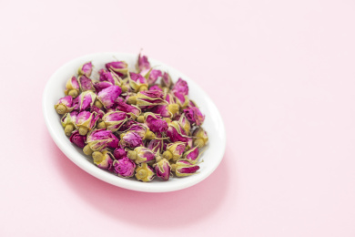 玫瑰花茶粉色莫兰迪色系背景