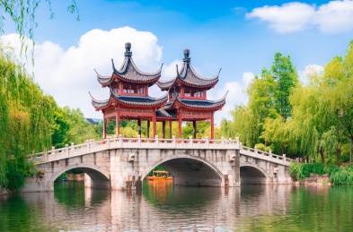中国上海市奉贤区古华园环境