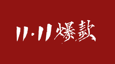 1111爆款汉字书法字体设计中国风