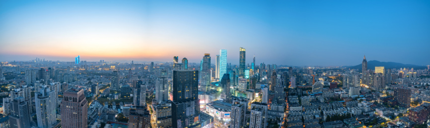 南京城市全景高清图片