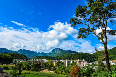 中国云南师宗五龙南丹山