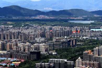 鸟瞰中国京西美景