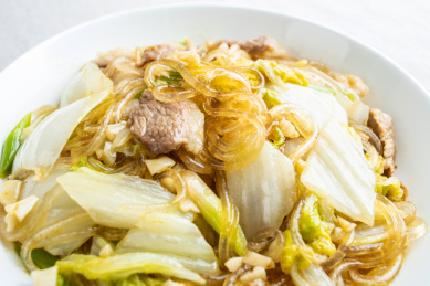 东北菜白菜炖粉条