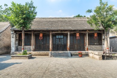 中国河南省安阳市仓巷街明清古建筑