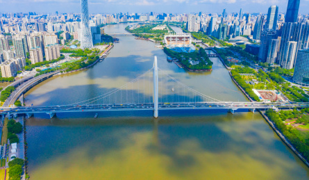 中国广东省广州市猎德大桥