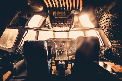 闵行区上海航宇科普中心飞机驾驶舱机舱