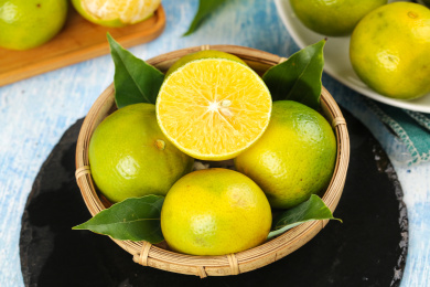 黑底上放着一蓝新鲜武鸣皇帝柑