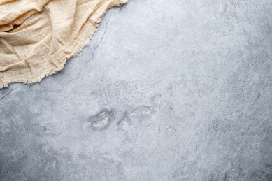 水泥底纹和餐巾美食餐饮背景