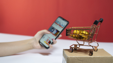 网购购物节网上买东西