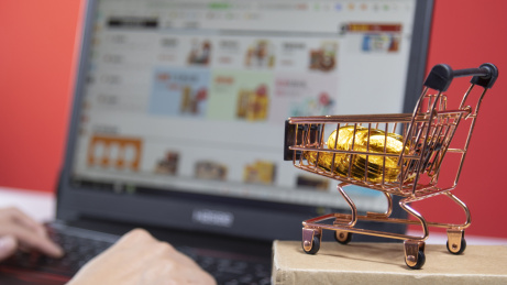 网购购物节网上买东西