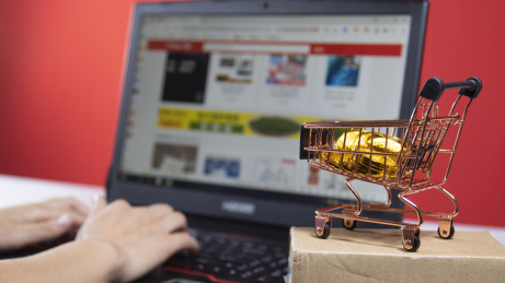 网购购物节网上买东西