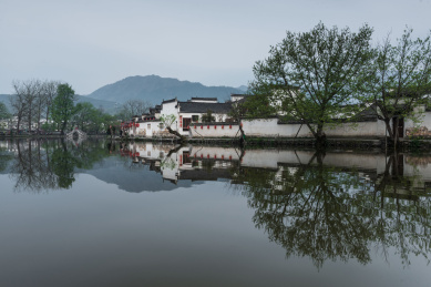 中国安徽黄山市黟县宏村风光
