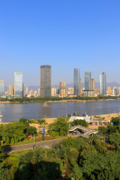 福州市江滨大道周边建筑群