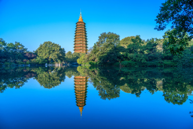 中国江苏省常州天宁寺古塔