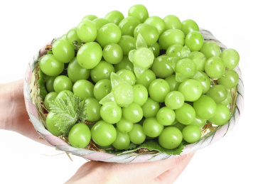 手上端着一蓝香印青提