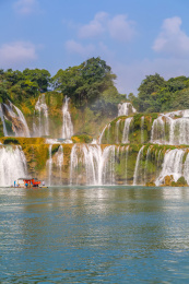 中国广西德天大瀑布自然景观