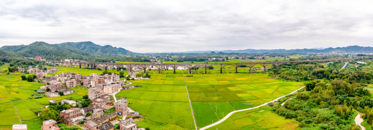 中国广东省罗定市罗平镇长岗坡渡槽