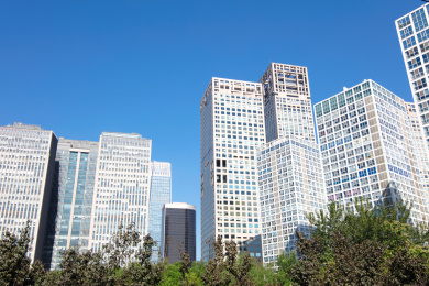 中国北京朝阳区国贸地区建外SOHO