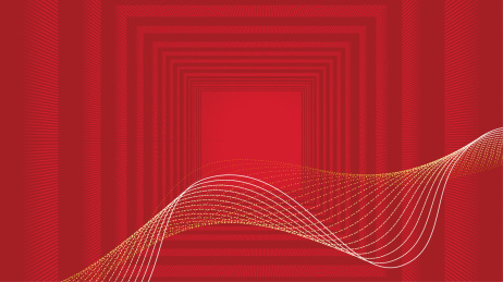 混合渐变图形，抽象风格红色背景