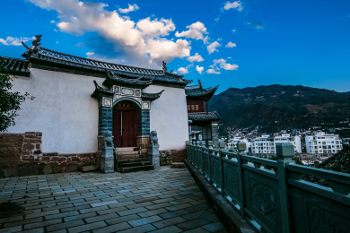 云南省大理州南涧县观音殿门坊园林建筑