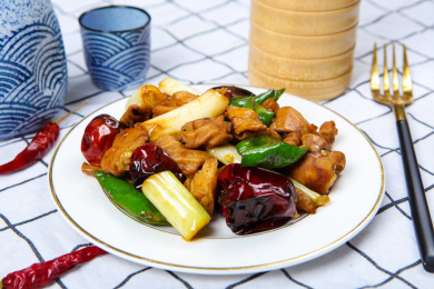 辣椒炒大肠