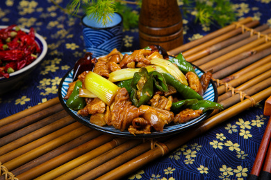 辣椒炒大肠