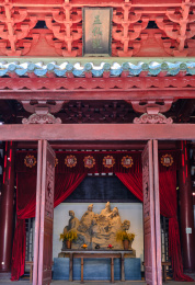 中国广州五仙观旅游景区古建筑