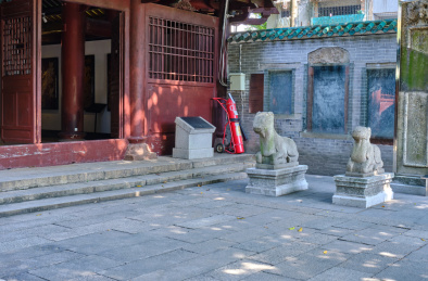 中国广州五仙观旅游景区庭院景观