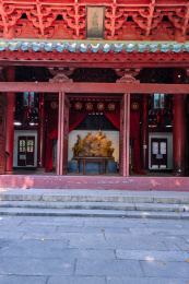 中国广州五仙观旅游景区庭院景观