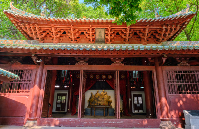 中国广州五仙观旅游景区古建筑