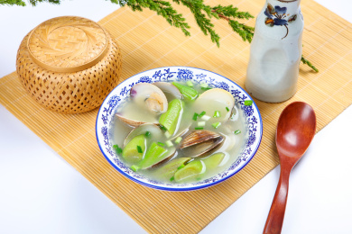 营养美味汤品文蛤丝瓜汤