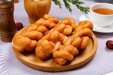 奶香酥脆的甜麻花