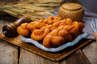 奶香酥脆的甜麻花