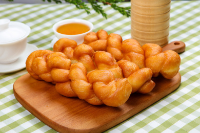 奶香酥脆的甜麻花