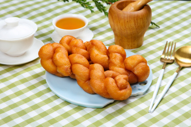 奶香酥脆的甜麻花