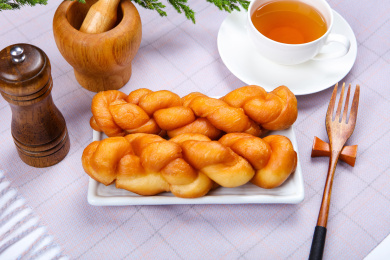 奶香酥脆的甜麻花