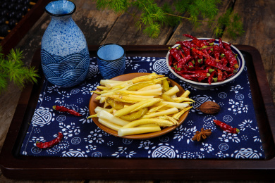 洪湖水乡特色菜泡椒荷簪