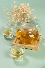 仿古玻璃茶壶茶杯沏茶泡茶绿色莫兰迪色系