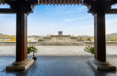 中国山西太原晋文公祠公园