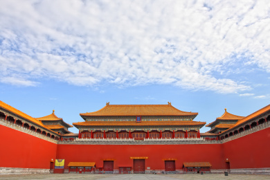 中国北京故宫里的午门